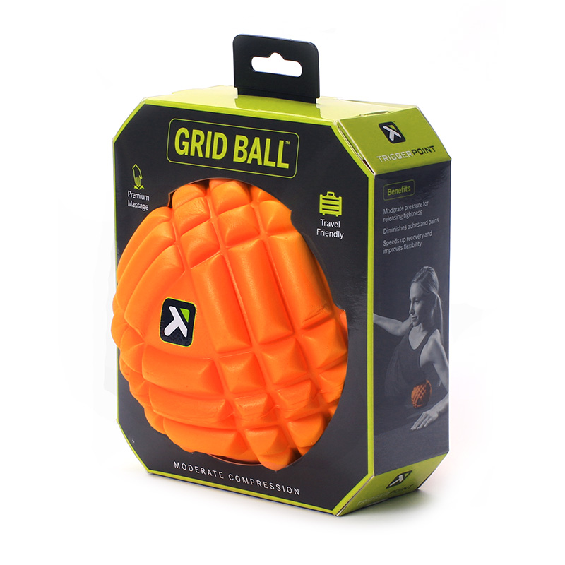 【Trigger point】Grid Ball 按摩球-橘色－（總代理公司貨）