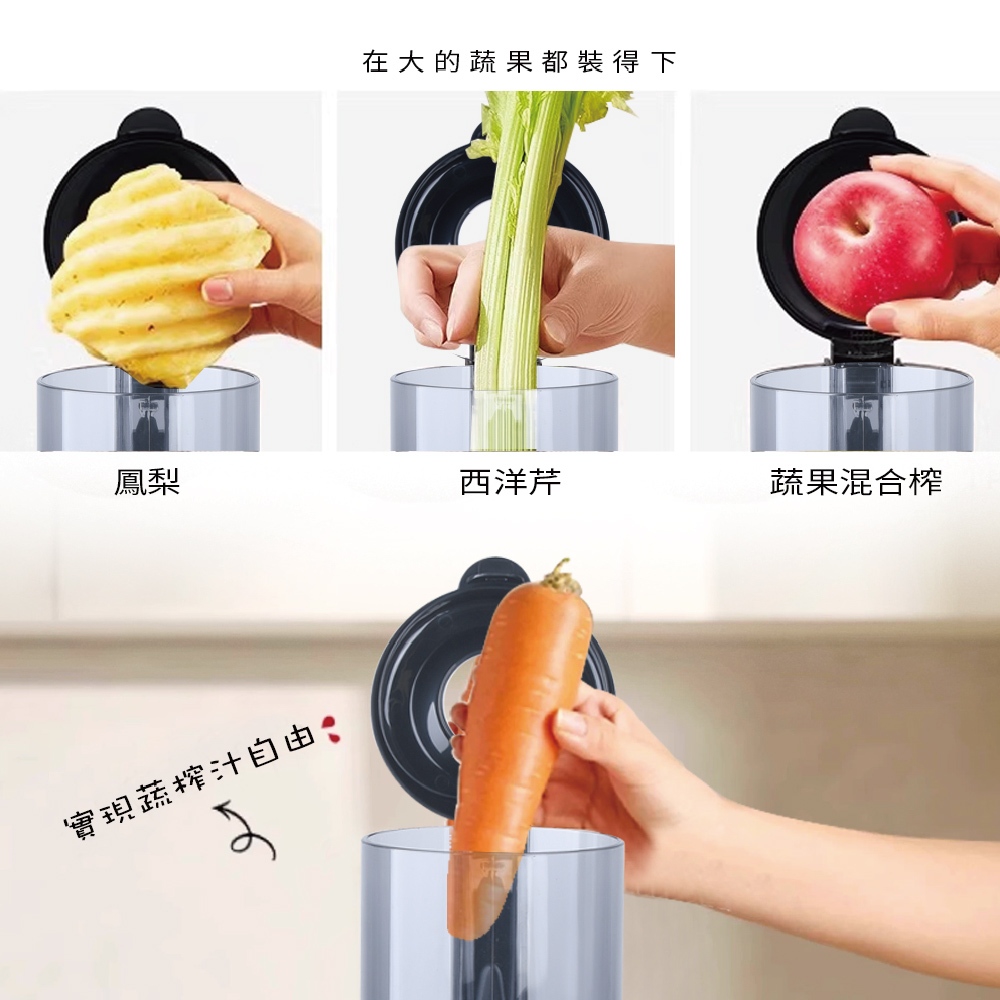 【普樂 Polar】萃取慢磨原汁機 PL-6125