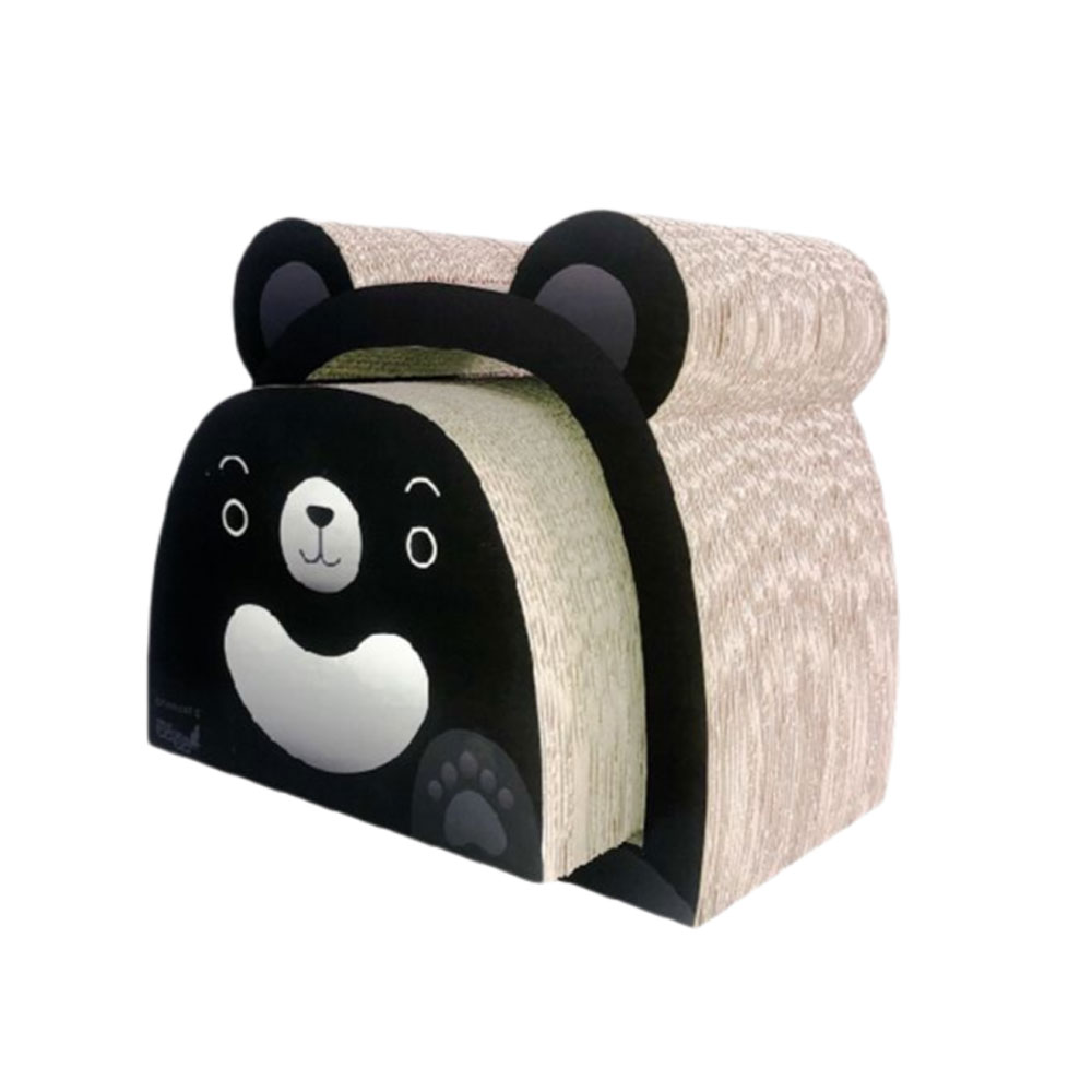 【富樂屋】酷酷貓 台灣黑熊 貓抓板 100%台灣製紙箱貓抓板