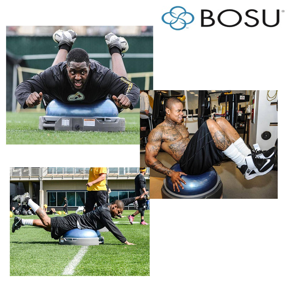 【居家健身組】BOSU NexGen Pro 專業版半圓平衡球+TRIGGER POINT 健康按摩滾筒