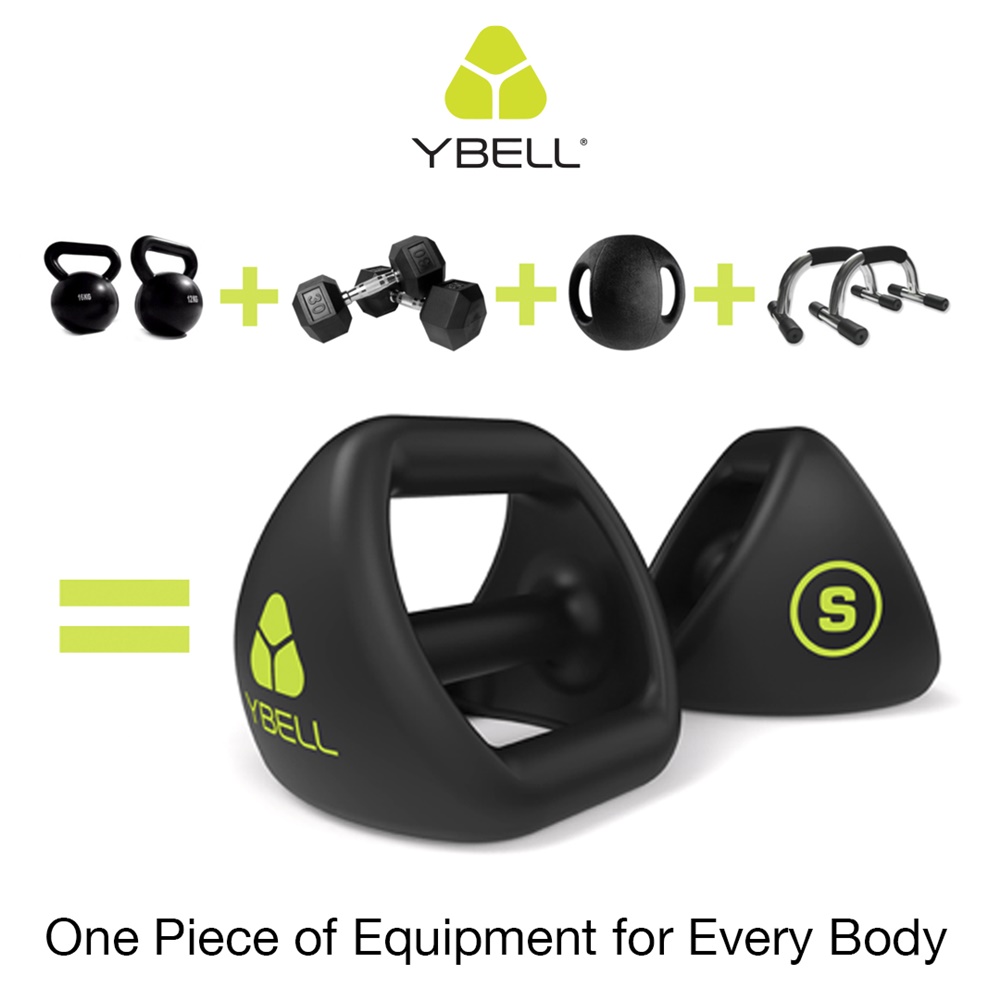 【居家健身組】【YBell】NEO XS 三角Y鈴-4.5kg/10 lb / 1入+BOSU NexGen Pro 專業版半圓平衡球+TRIGGER POINT 健康按摩滾筒